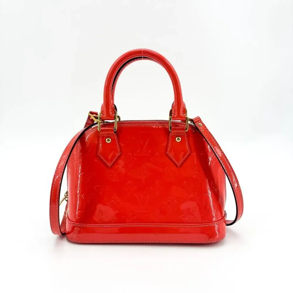 Louis Vuitton Alma BB Monogram Vernis Red